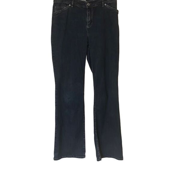 J. Jill Dark Wash Straight Leg Jeans - Picture 1 of 8